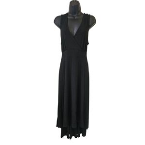 Torrid- V-Neck Sleeveless Midi Dress Women's SZ 2 Black